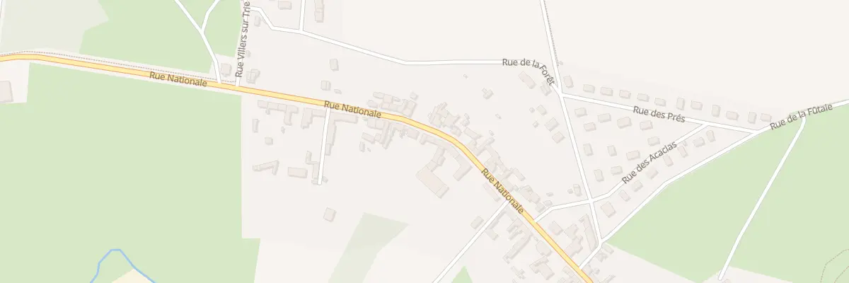 Plan du 20 Rue Nationale à Trie-Château