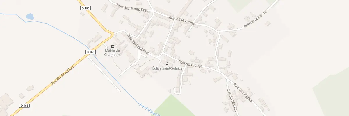 Plan du 3 Rue du Blouet à Chambors