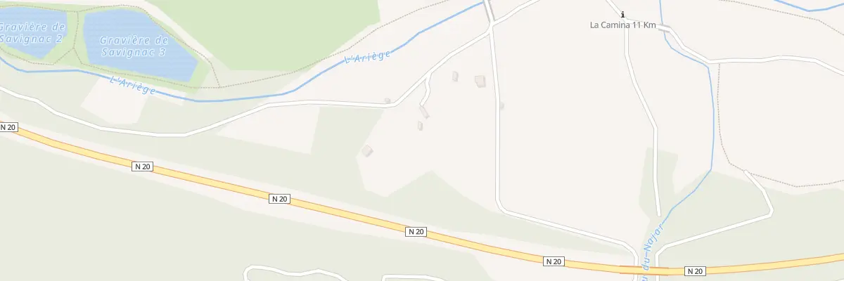 Plan du 175 Pradadel à Savignac-les-Ormeaux
