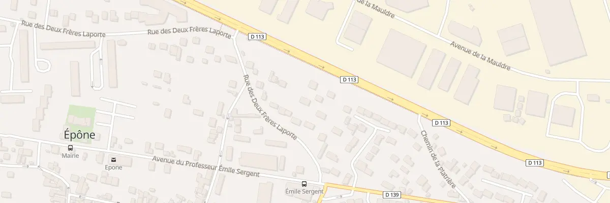 Plan du 77 Rue des Deux Freres Laporte à Épône
