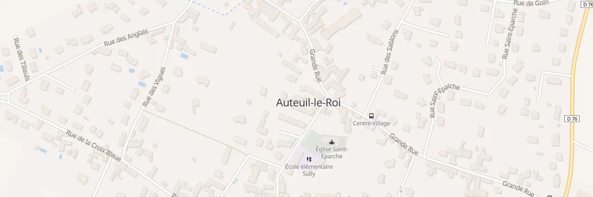 Plan du 4 Imp Deux Bis Rue de l’Eglise à Auteuil