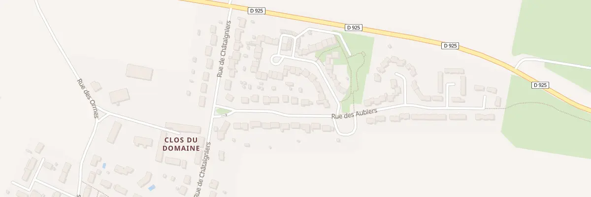 Plan du 13 Rue des Aubiers à Diors