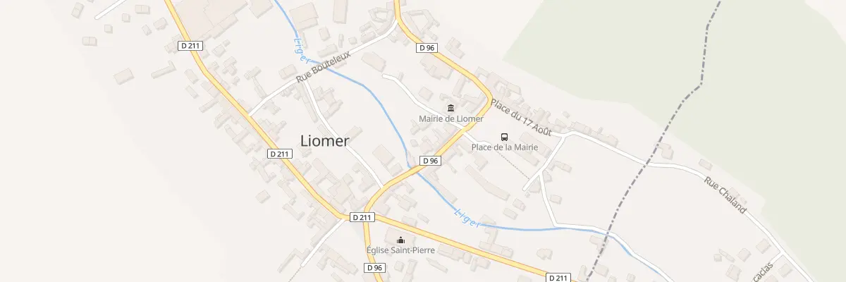Plan du 14 Rue du Général Leclerc à Liomer
