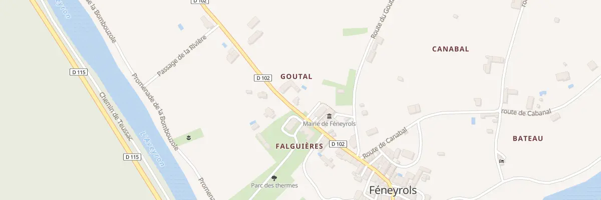Plan du 5112 Goutal à Féneyrols