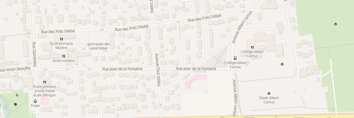 Plan du 2 Rue Jean de la Fontaine à Gargenville