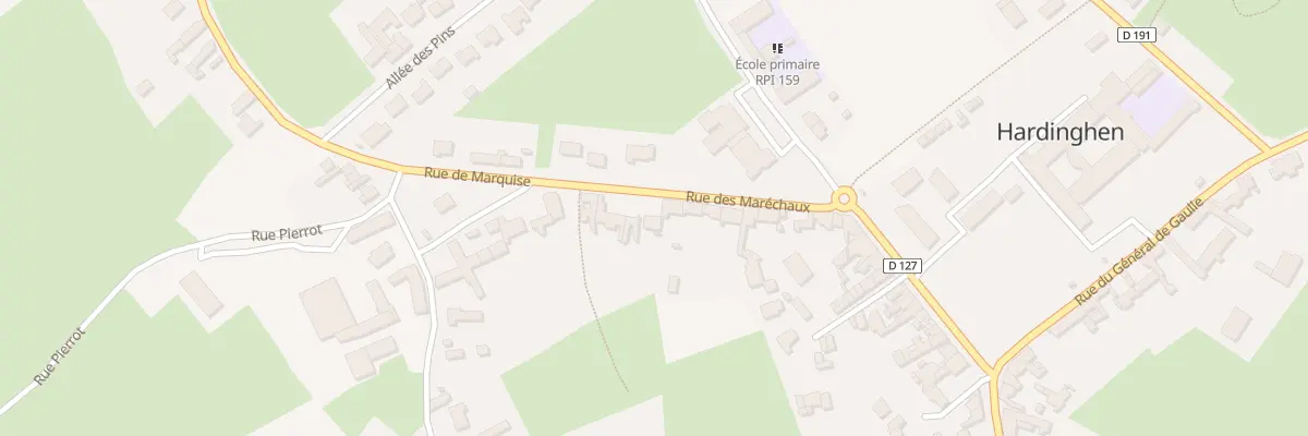 Plan du 19 Rue des Maréchaux à Hardinghen