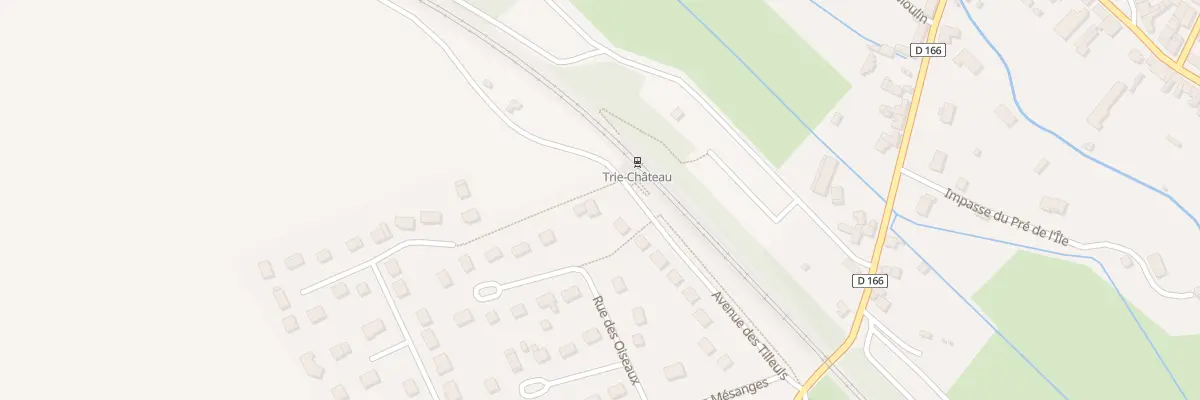 Plan du 17 Av des Tilleuls à Trie-Château