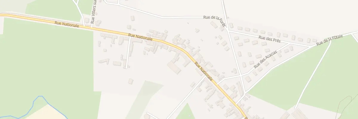 Plan du 24 Rue Nationale à Trie-Château