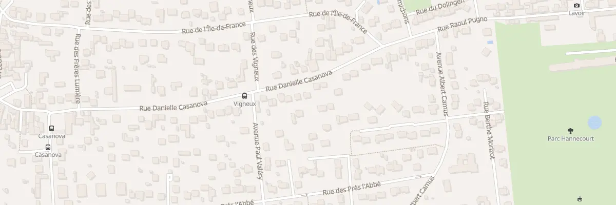 Plan du 25 Rue Daniele Casanova à Gargenville