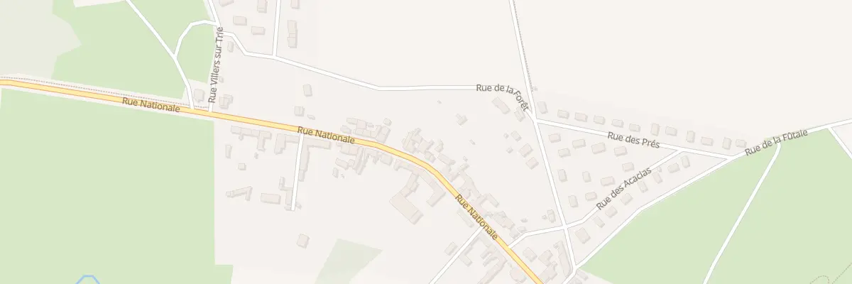 Plan du 17 Rue Nationale à Trie-Château