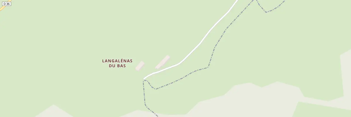 Plan du 5002 Langalenas à Mansat-la-Courrière