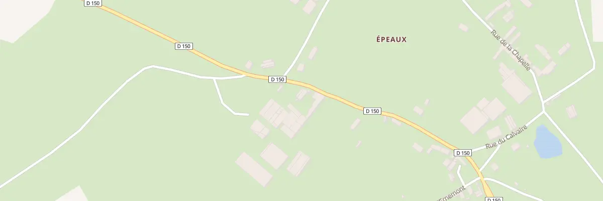 Plan du 2 Rte de Formerie (epeaux) à Omécourt