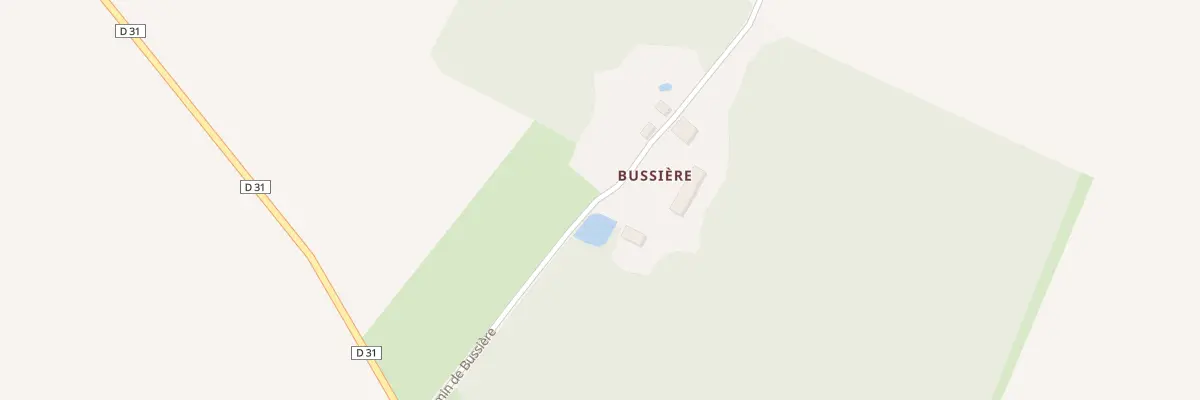 Plan du 5170 Bussiere à La Champenoise