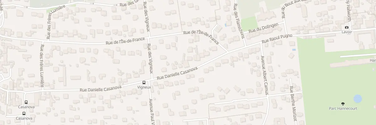 Plan du 12 Rue Daniele Casanova à Gargenville