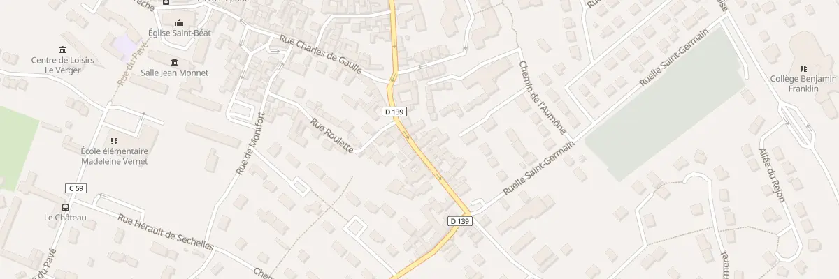 Plan du 11 Rue Saint Martin à Épône