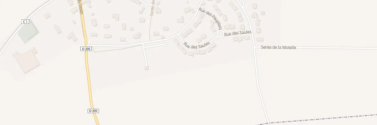 Plan du 8 Rue des Saules à Lainville-en-Vexin