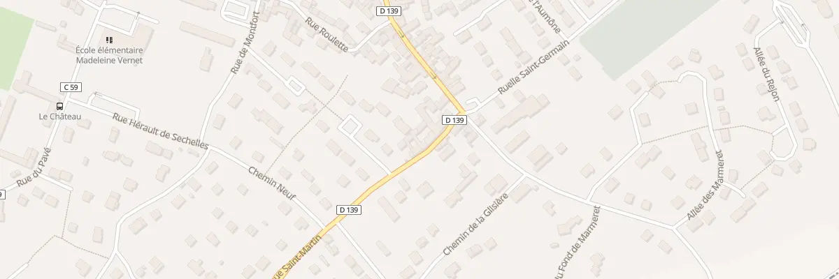 Plan du 36 Rue Saint Martin à Épône