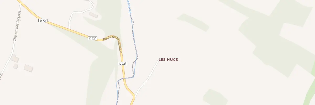 Plan du 72 Les Hucs à Montmaur