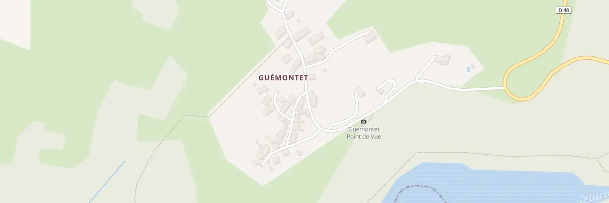 Plan du 12 Guémontet au Bourg-d’Hem