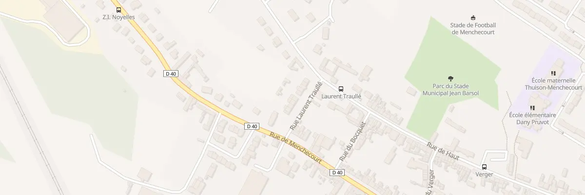 Plan du 7 Rue Laurent Traullé à Abbeville