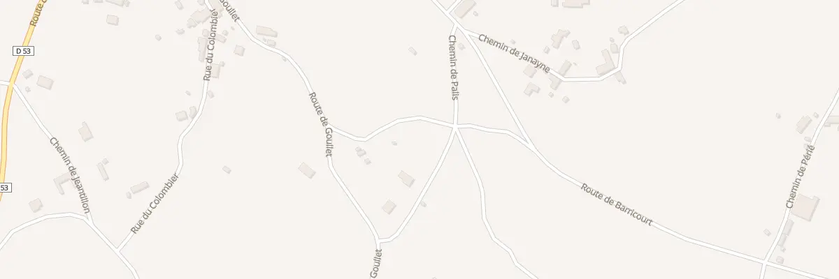 Plan du 5161 Poux de Palis à Promilhanes