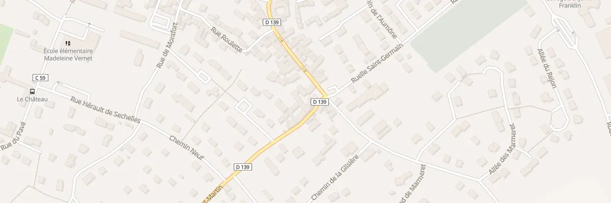 Plan du 26 Rue Saint Martin à Épône