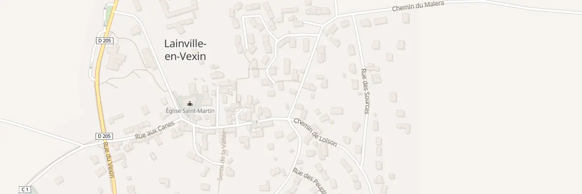 Plan du 19 Rue aux Canes à Lainville-en-Vexin