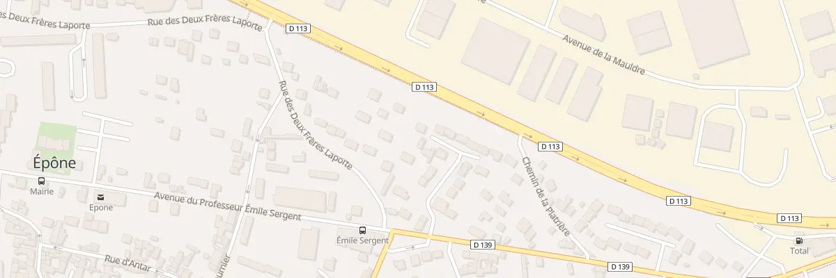 Plan du 83B Rue des Deux Freres Laporte à Épône