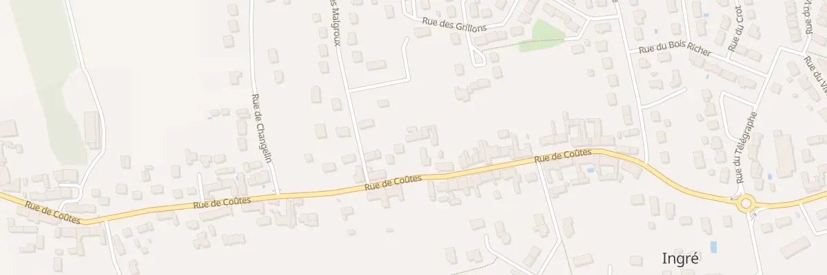 Plan du 76 Rue de Coûtes à Ingré