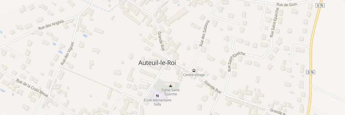 Plan du 30 Rue Grande Rue à Auteuil