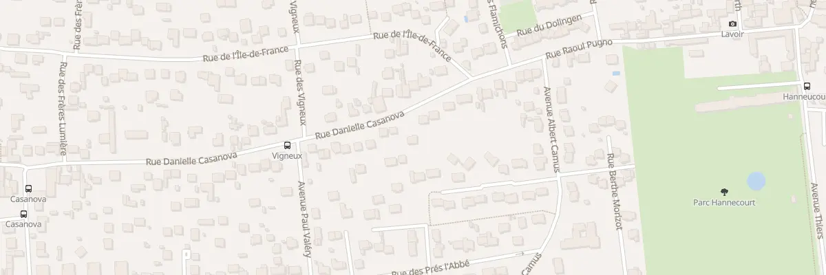 Plan du 21 Rue Daniele Casanova à Gargenville