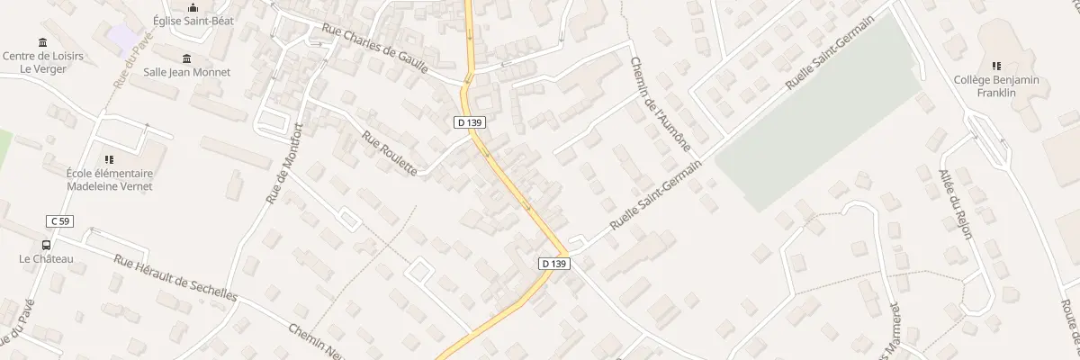 Plan du 21 Rue Saint Martin à Épône
