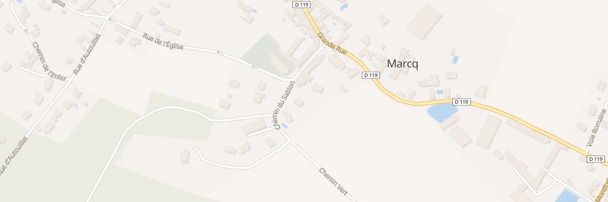 Plan du 3 Che du Sablon à Marcq