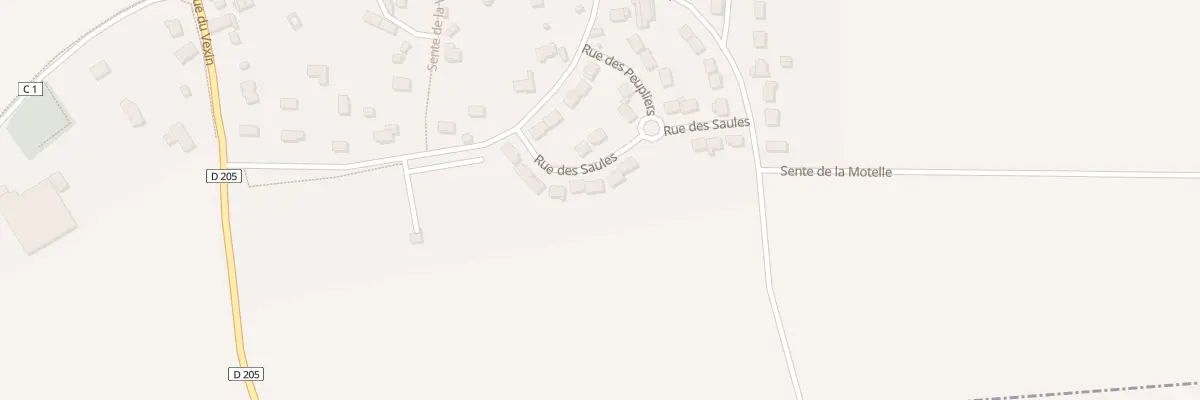 Plan du 12 Rue des Saules à Lainville-en-Vexin