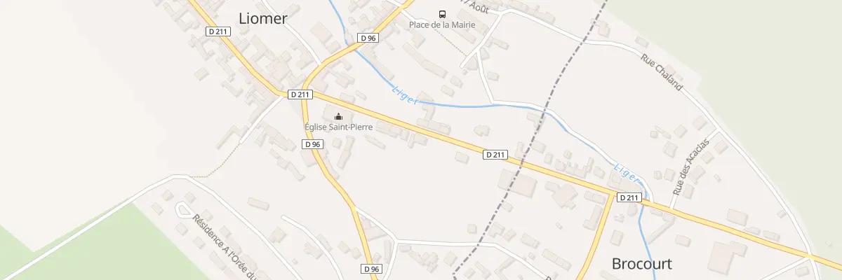 Plan du 6 Rue du Général de Gaulle à Liomer