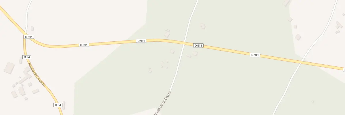 Plan du 785 Rte de la Croze à Promilhanes