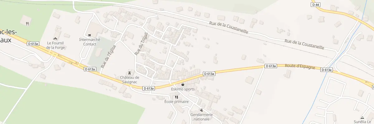 Plan du 58 Le Village à Savignac-les-Ormeaux