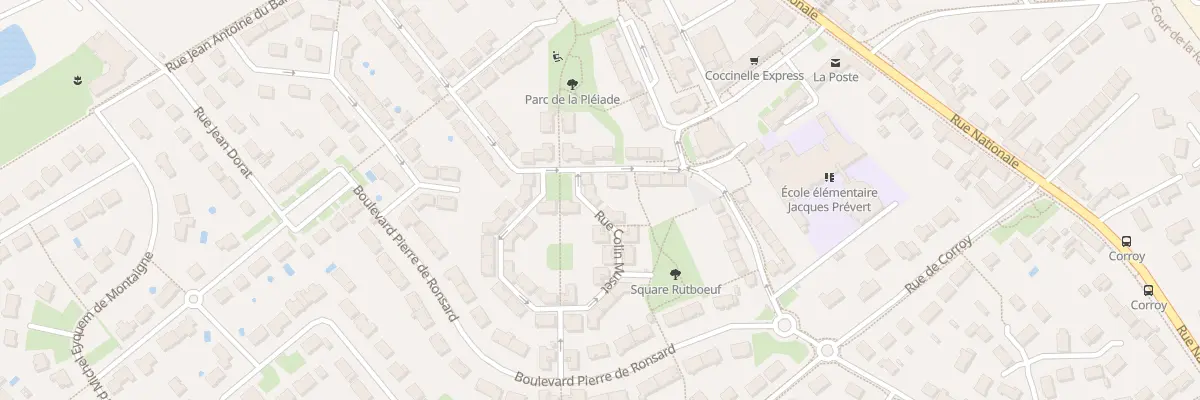 Plan du 1 Rue Colin Muset à Ormes