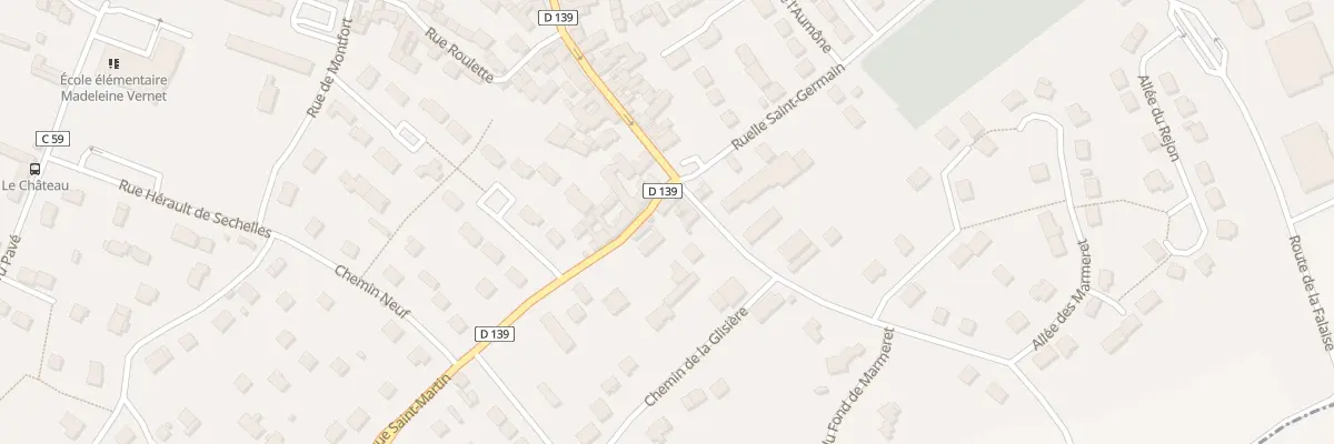 Plan du 31 Rue Saint Martin à Épône