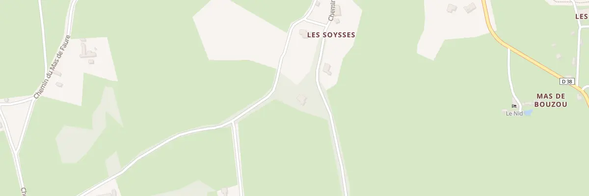 Plan du 5138F Les Soysses à Grèzes