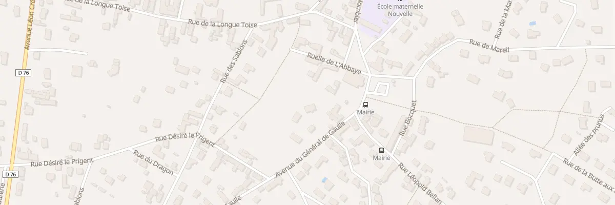 Plan du 6 Rue du General de Gaulle à Méré