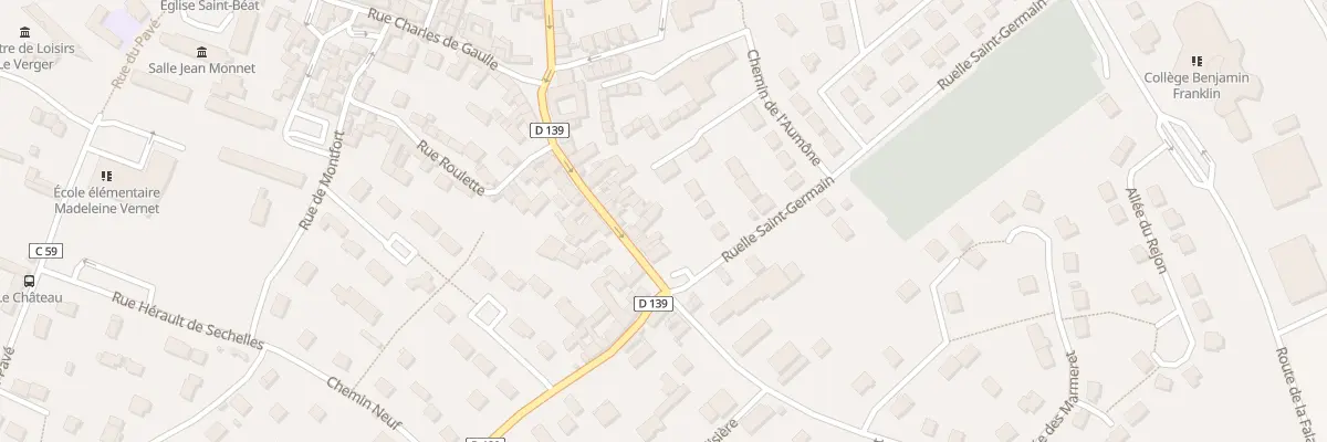 Plan du 23 Rue Saint Martin à Épône