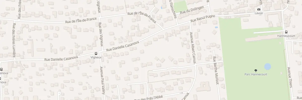 Plan du 17 Rue Daniele Casanova à Gargenville