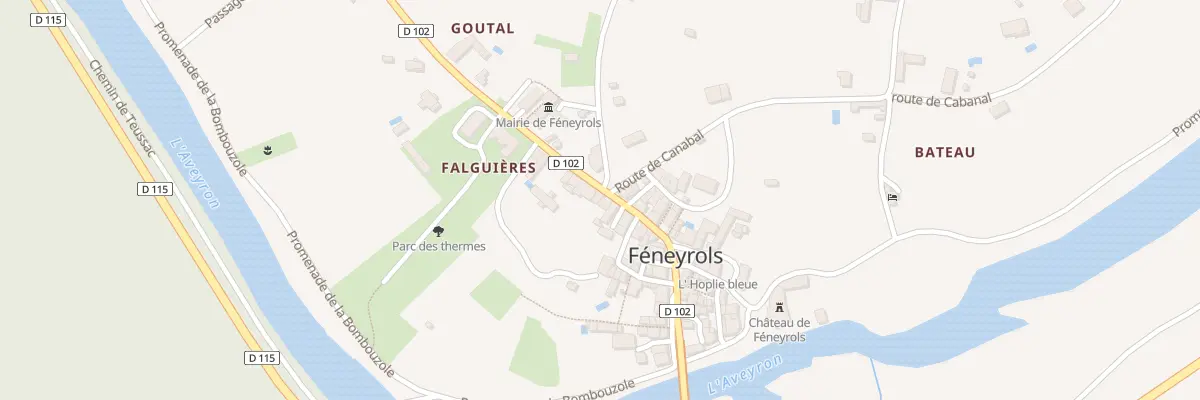 Plan du 5093 Village à Féneyrols