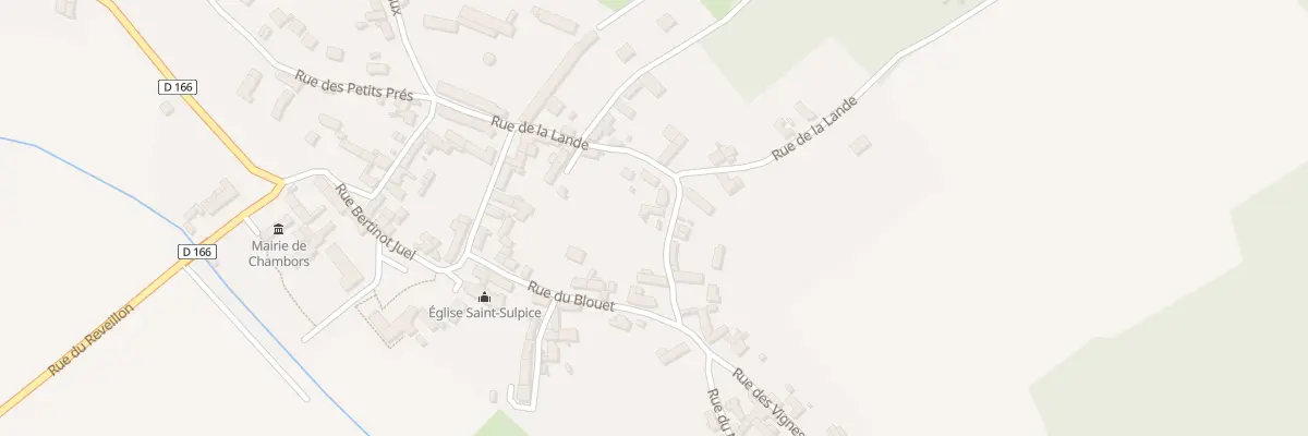 Plan du 2 Rue des Vignes à Chambors