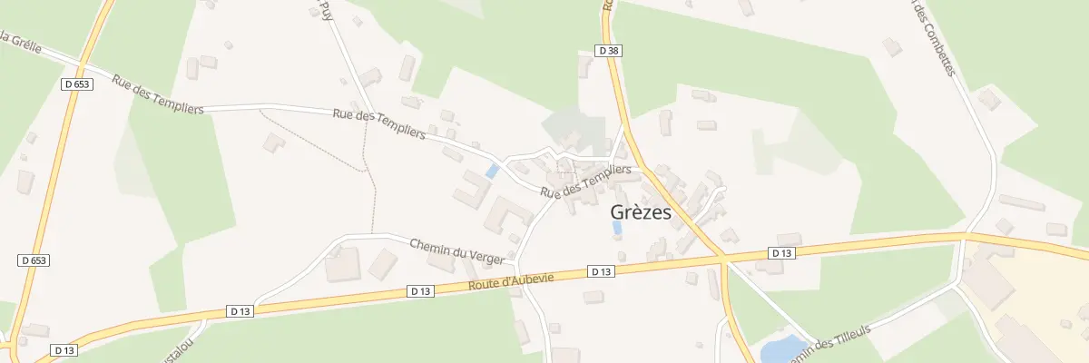 Plan du 5040 Le Bourg à Grèzes