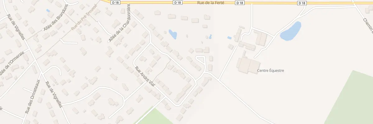 Plan du 642 Rue André Vial à Jouy-le-Potier