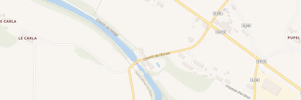 Plan du 201 Che de l’Ecluse à Montferrand