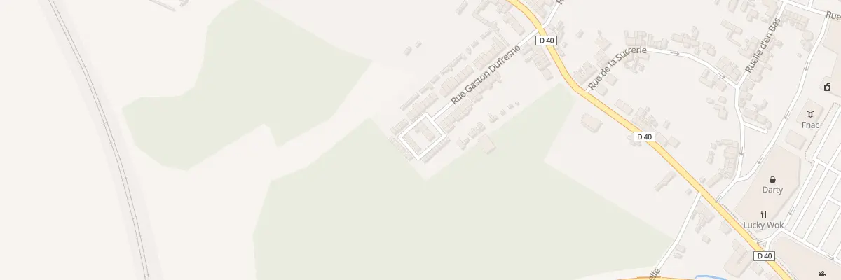 Plan du 39 Rue Gaston Dufresne à Abbeville