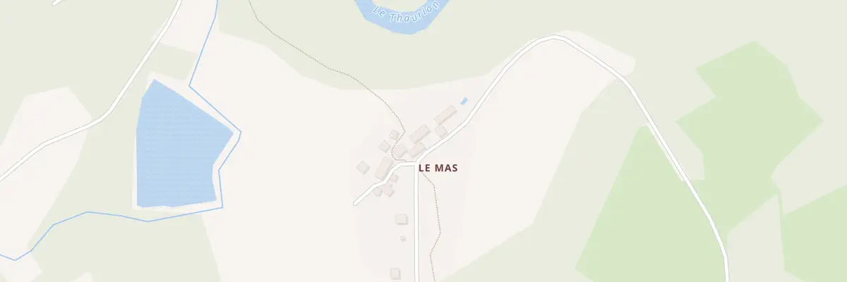 Plan du 5111 Le Mas à Thauron